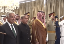 Photo of ایوان صدر میں سعودی وزیر دفاع کو نشان پاکستان دینے کی تقریب