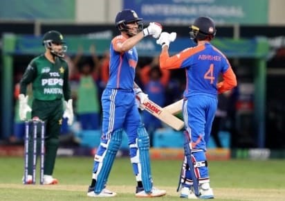Abhishek Leads as India Outclasses Pakistan in Asia Cup Super Four Clash